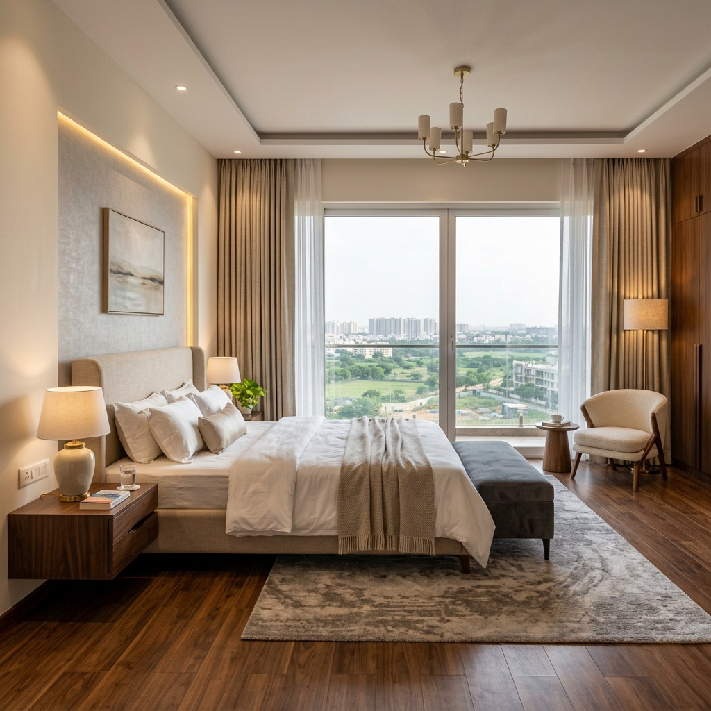 2 BHK Premium Bedroom View